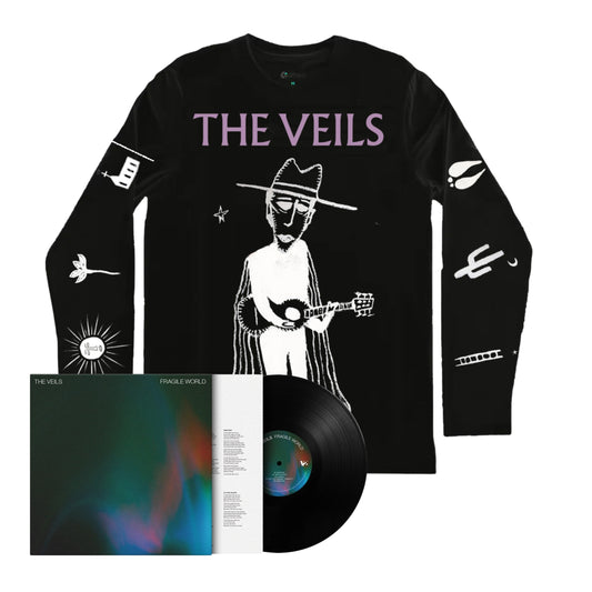 Fragile World - Vinyl & World Loneliest Cowboy Long Sleeve Bundle